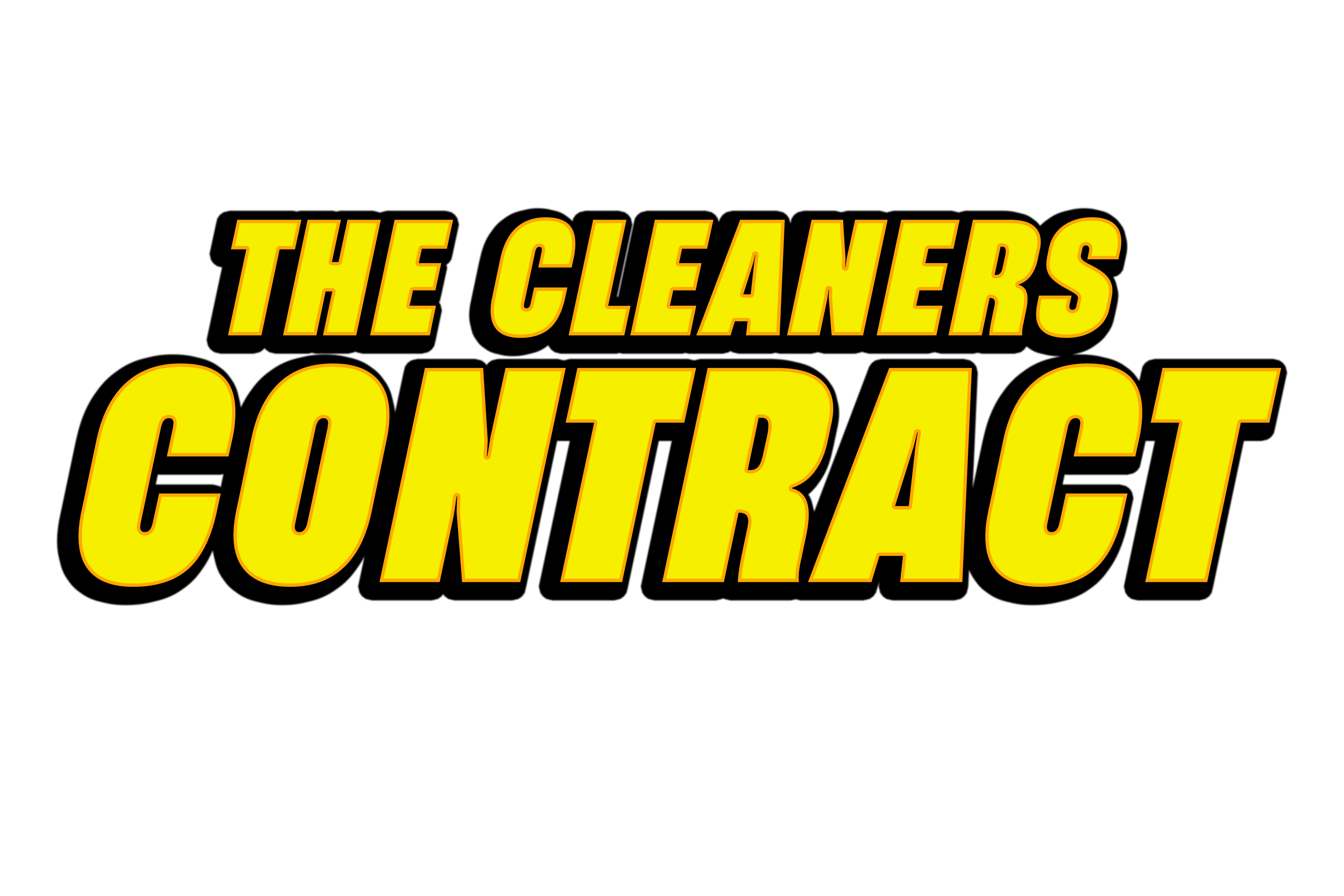 الشعار النصّي أفقي لعنوان The Cleaner's Contract
